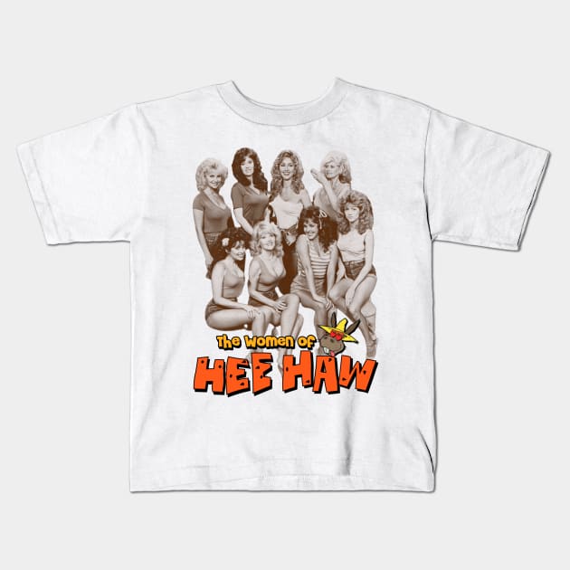 The Women of Hee Haw Kids T-Shirt by darklordpug